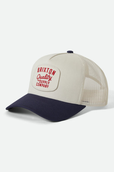 Brixton - Hubal NetPlus Trucker Hat White/Blue