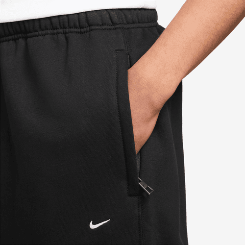 Nike - Solo Swoosh Fleece Open-Hem Pants Black