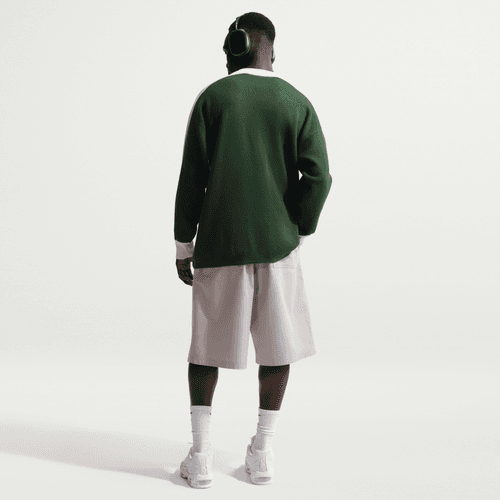 Nike - Sportswear Club Jersey Sweater Green/White