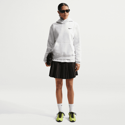 Nike - W Studio Fleece Pullover Hoodie Birch Heather-3