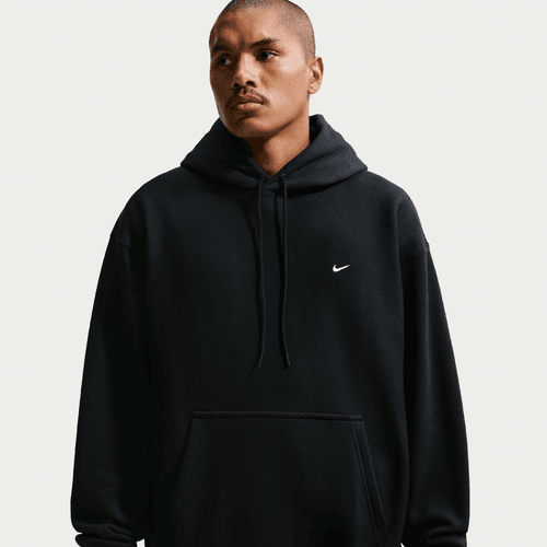 Nike - Solo Swoosh Men's Pullover Hoodie Black-1