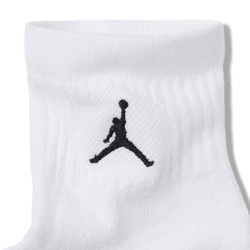 Nike - Jordan Everyday Ankle Socks (3 Pairs) White/Black