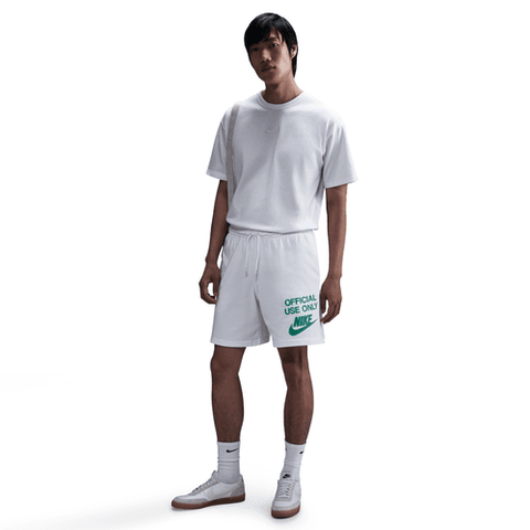 Nike - Club Knit Shorts ~ White