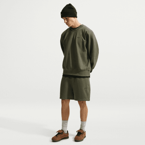 Nike - Energy Fleece Crew-Neck Sweatshirt Cargo Khaki-5
