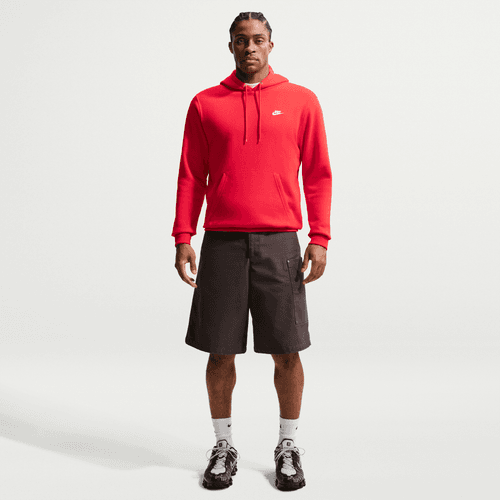 Nike - Club Fleece Hoodie University Red-4