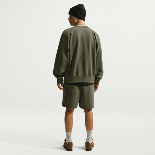 Nike - Energy Fleece Crew-Neck Sweatshirt Cargo Khaki-4