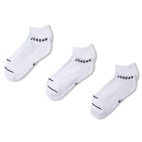 Nike - Jordan Everyday No-Show Socks (3 Pairs) White/Black