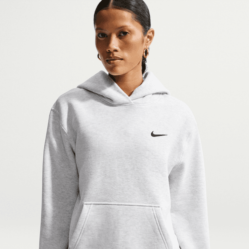 Nike - W Studio Fleece Pullover Hoodie Birch Heather-1