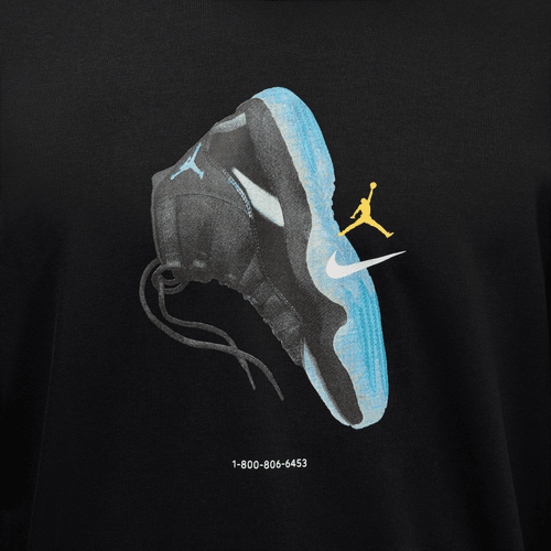 Nike - Jordan Brooklyn Fleece Crewneck Black/Gamma Blue