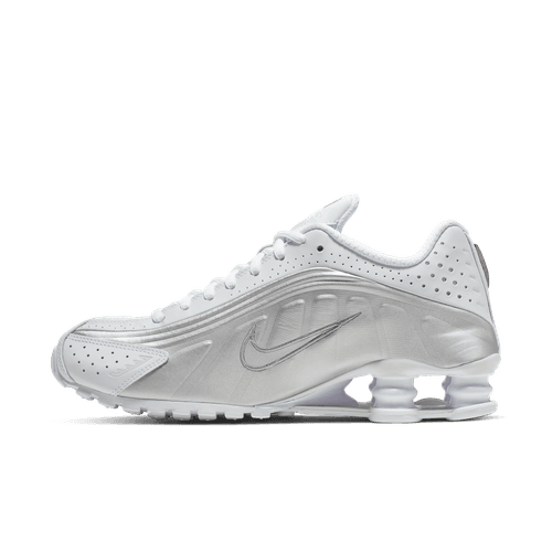 Nike - W Shox R4 White/Metallic Silver