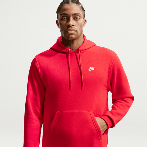 Nike - Club Fleece Hoodie University Red-1