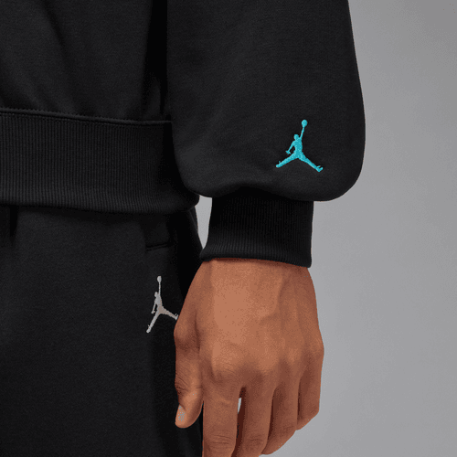 Nike - Jordan Brooklyn Fleece Crewneck Black/Gamma Blue