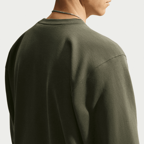 Nike - Energy Fleece Crew-Neck Sweatshirt Cargo Khaki-3