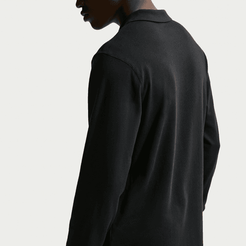 Nike - Sportswear Club Long Sleeve Polo Black
