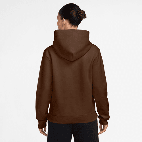 Nike - W Studio Fleece Pullover Hoodie Brown-3