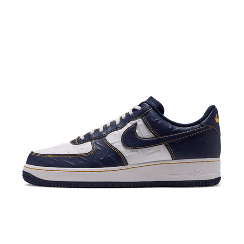 Nike - Air Force 1 '07 Summit White/Midnight Navy/Yellow-3