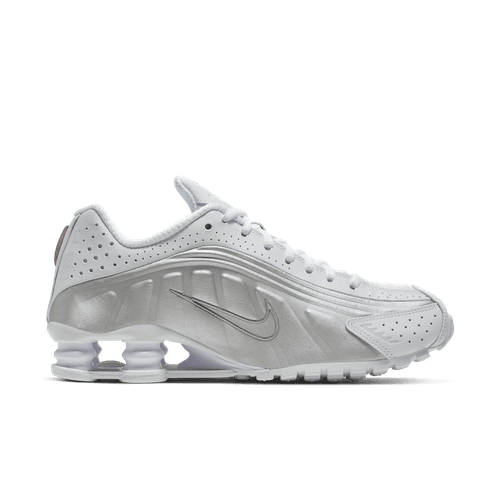 Nike - W Shox R4 White/Metallic Silver