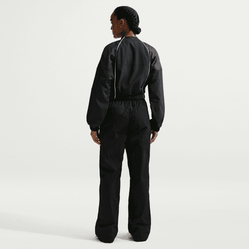 Nike - W Sportswear Cropped Track Jacket Black – FLAVOUR '99