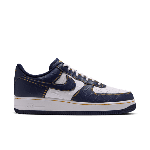 Nike - Air Force 1 '07 Summit White/Midnight Navy/Yellow-1