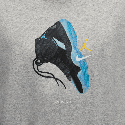Nike - Jordan Brooklyn Fleece Crewneck Grey/Gamma Blue