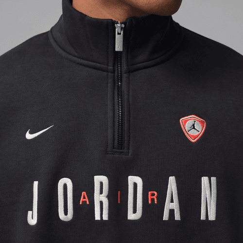 Nike - Jordan Flight Graphic Fleece 1/4 Zip Black