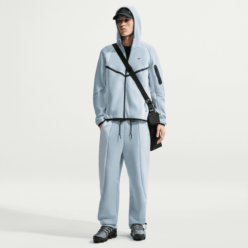 Nike - Tech Color-Block Open-Hem Fleece Pants-4