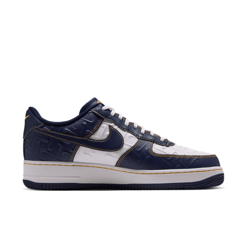 Nike - Air Force 1 '07 Summit White/Midnight Navy/Yellow-2