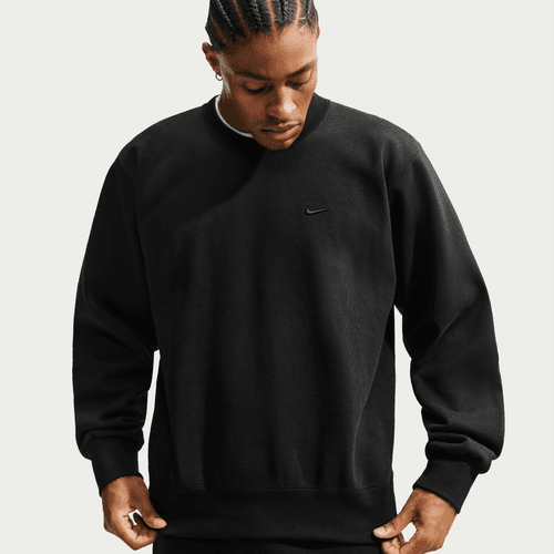 Nike - Energy Fleece Crew-Neck Sweatshirt Black-1