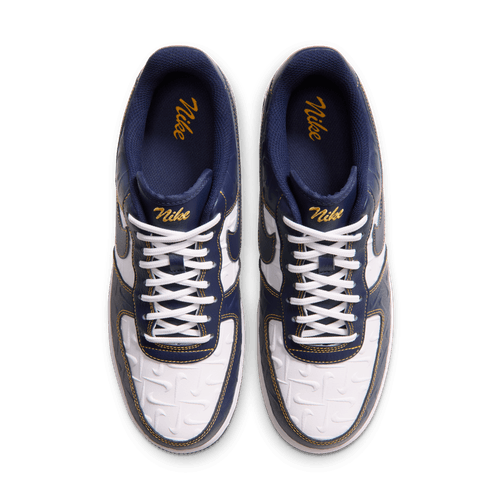 Nike - Air Force 1 '07 Summit White/Midnight Navy/Yellow-6