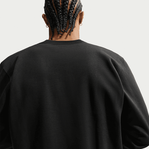 Nike - Energy Fleece Crew-Neck Sweatshirt Black-2