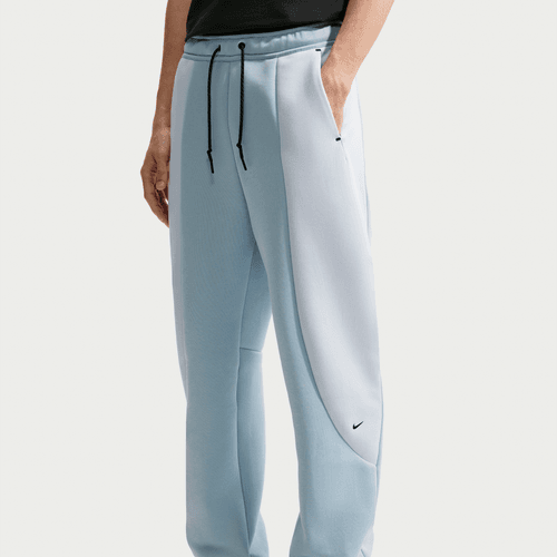 Nike - Tech Color-Block Open-Hem Fleece Pants-1