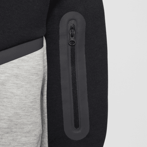 Nike - Youth Tech Fleece Full-Zip Hoodie Grey/Black