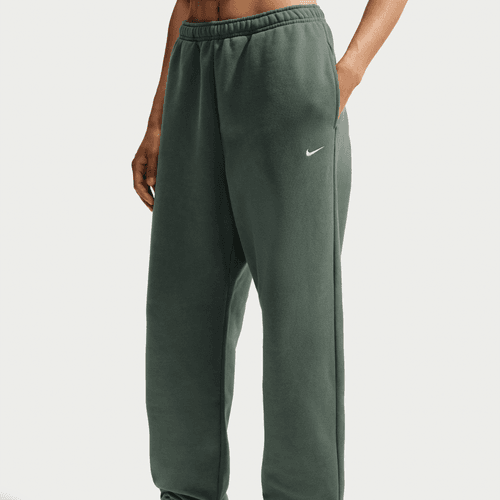 Nike - W Studio Fleece High-Rise Oversized Pants Green-1