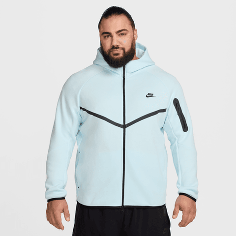 Nike - Tech Full-Zip Windrunner Hoodie ~ Glacier Blue