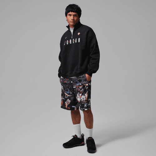 Nike - Jordan Flight Graphic Fleece 1/4 Zip Black
