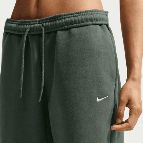 Nike - W Studio Fleece High-Rise Oversized Pants Green-2