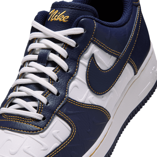 Nike - Air Force 1 '07 Summit White/Midnight Navy/Yellow-9