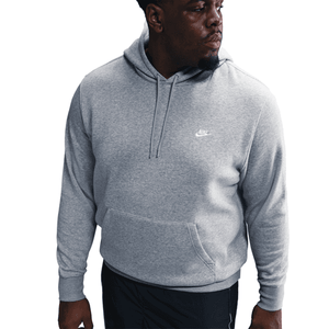 Nike - Club Fleece Pullover Hoodie Grey