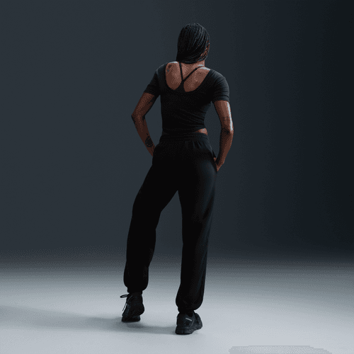 Nike - W High-Waisted Oversized Sweatpants ~ Black