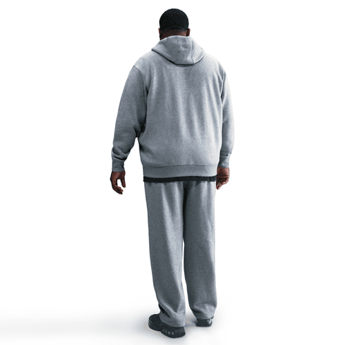Nike - Club Full-Zip Fleece Hoodie Dark Heather Grey