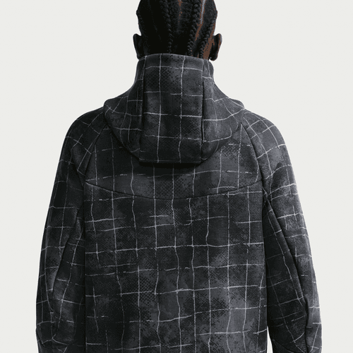 Nike - Tech Windrunner Fleece Full-Zip Jacket Iron Grey/Black-4