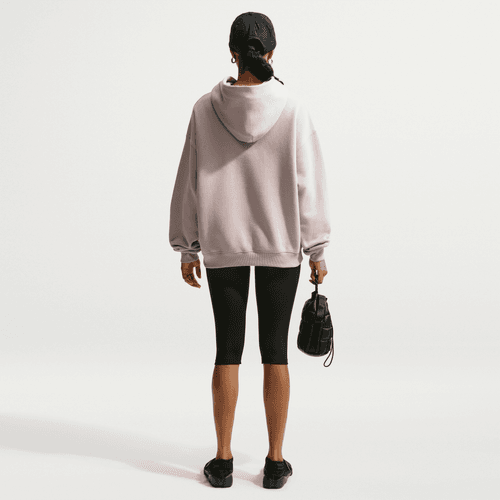 Nike - W Studio Fleece Oversized Hoodie Cream