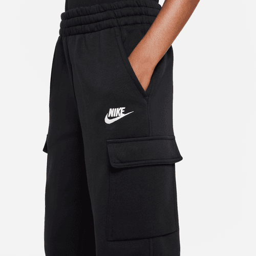 Nike - Youth Club Fleece Cargo Pants ~ Black