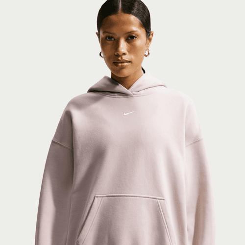 Nike - W Studio Fleece Oversized Hoodie Cream