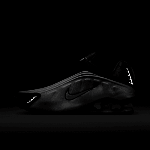 Nike - W Shox R4 Black/Metallic Silver