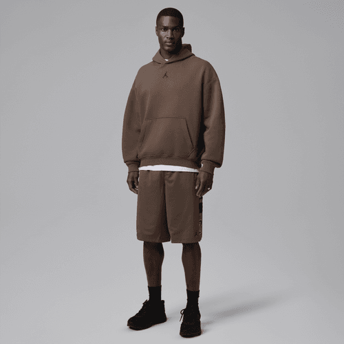 Nike - Jordan Brooklyn Oversized Fleece Hoodie Brown-7