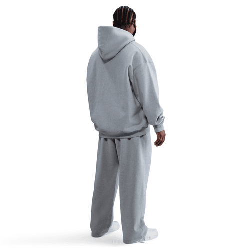 Nike - Full-Zip Fleece Hoodie Grey