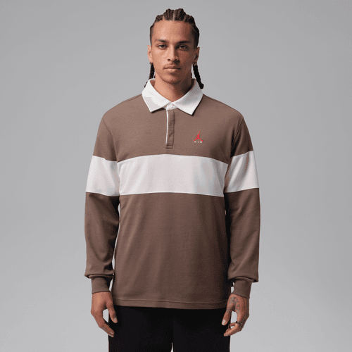 Nike - Jordan Brooklyn Long-Sleeve Brown/White-1