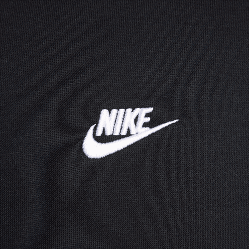 Nike - Club Full-Zip Fleece Hoodie Black/White-4