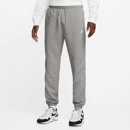 Grey Nike Flc Cuff Pant Nike Club Cuffed Fleece Pants Grey
